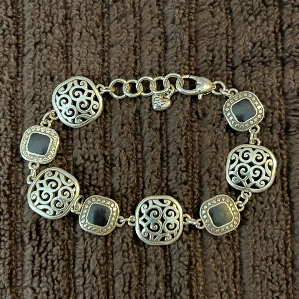 Brighton Bracelet Silver and Black